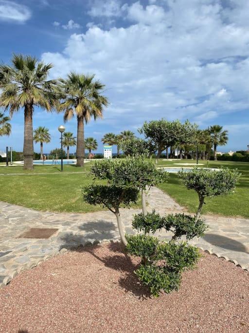 Atico Con Vistas Al Mar En Primera Linea De Playa Vera Exterior foto